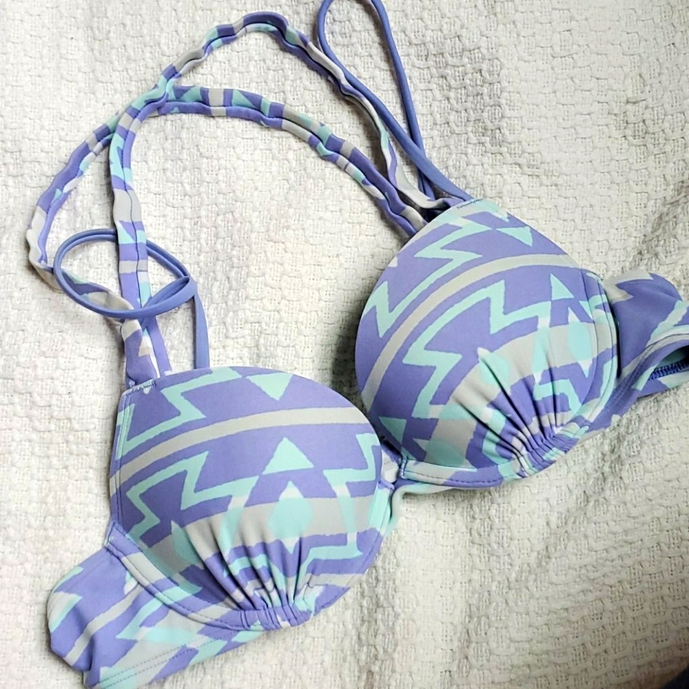 Aerie Strappy Pushup Bikini Top